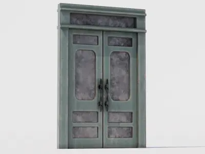 Door 02 Low-poly 3D model