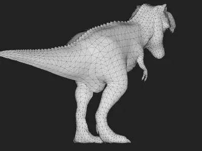 Tyrannosaurus Rex Low-poly 3D model 8