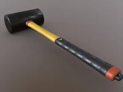 Hammer - Modern Low-poly 3D model