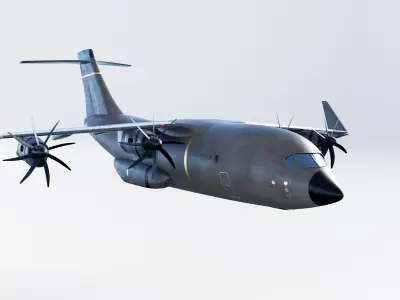 Military airplane 3D model by marcel-haag00