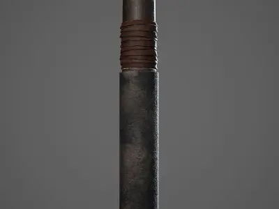 War Hammer Axe Low-poly 3D model