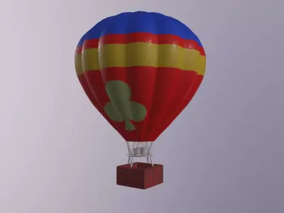 baloon hot air balloon 3D model