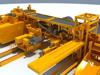 Steelmaking Equipment 3D model
