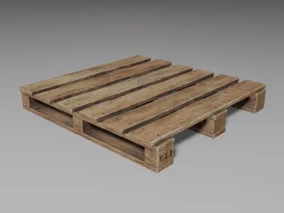 Pallet  Low-poly 3D model purchase