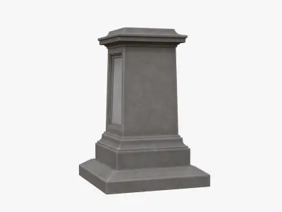Pedestal 3 3D model