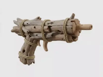 Driftwood Drencher Low-poly 3D model