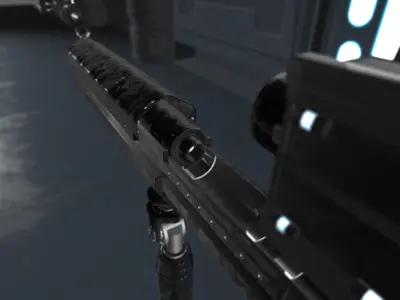 Modular Laser Gun 3D model