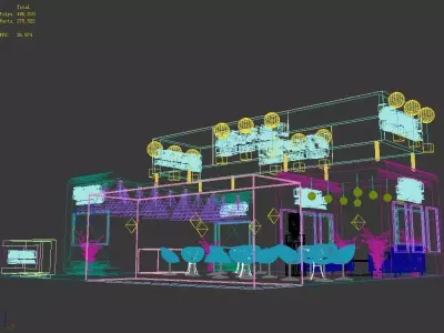 Exhibition - Area - 9X9-3DMAX2012-010 3D model
