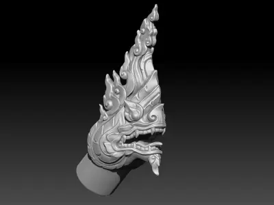 snake head  3D model