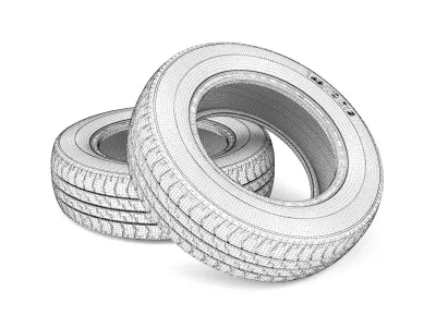 Tire 15 3D model