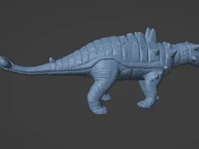 Dinosaur pinacosaurus 3D print model