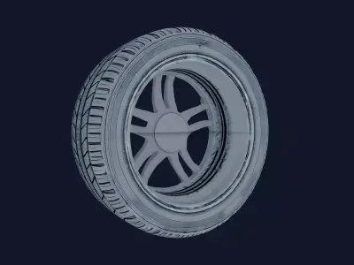 Vehicle Tyre 3D model purchase