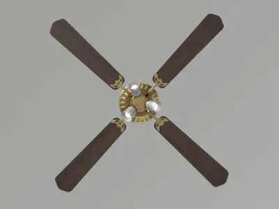 Ceiling Fan 10 3D model
