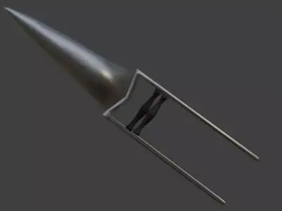 Katar metal spike 3D model