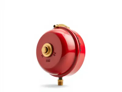 Metallic Fire Alarm Bell model pack for industrial settings Low-poly 3D model