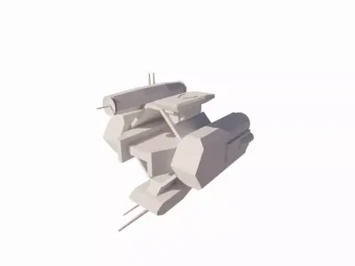 Spaceship-spacecraft-Ultra9 3D model