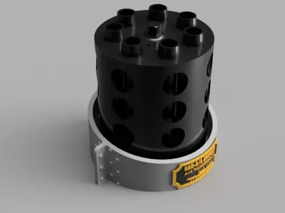 A-10 GAU-8 Avenger Full-Scale Model 3D print model