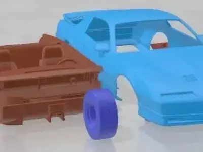 Pontiac Firebird Trans Am 1988 Printable Car  3D print model