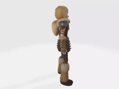 How to Train Your Dragon Astrid Pose 01 3D print model