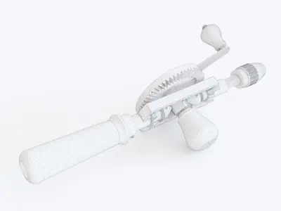 Hand drill 04 3D model