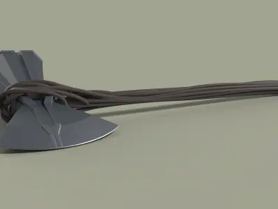 Stormbreaker of Thor from movie Avengers Infinity war 3D model