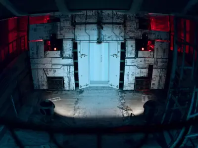 KV-31 6th test Threshold Backrooms Low-poly 3D model