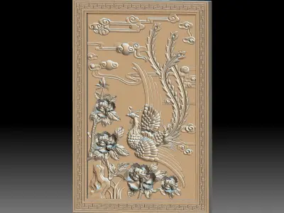 Phoenix relief 3D model purchase