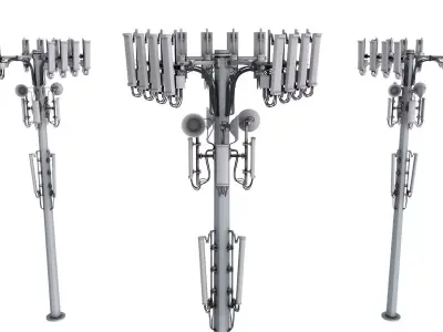 Cell Phone Tower 3D model buy