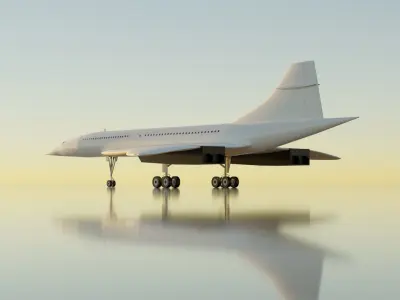 Aerospatiale BAC Concorde 3D model