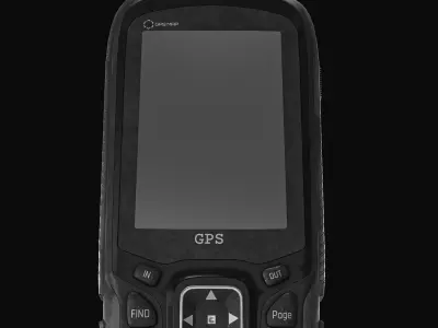 Military GPS Device Low-poly 3D model
