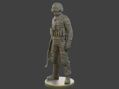 CzechSlovak Police Tactical Unit CPTU1 002 3D print model