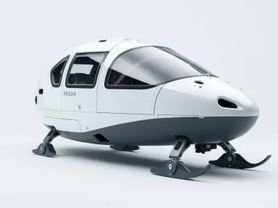 FrostBite Recon Vehicle model pack Low-poly 3D model