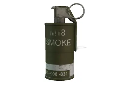 smoke bomb 3D model