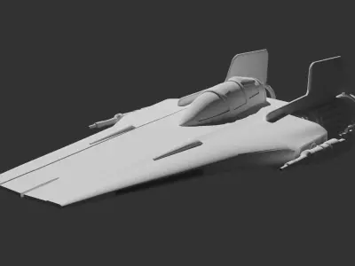 Star Wars A-Wing 3D model