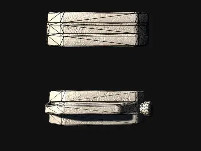 Fuel Tank Low-poly 3D model buy