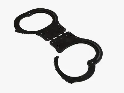 Handcuffs Low-poly 3D model buy