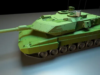 Tank strv 122 3D model