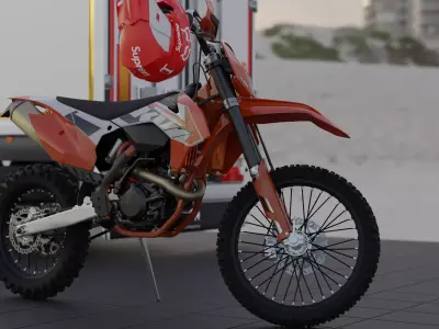 2023 KTM XC-350F 3D model