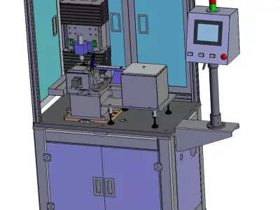 Automatic drilling machine 3D model
