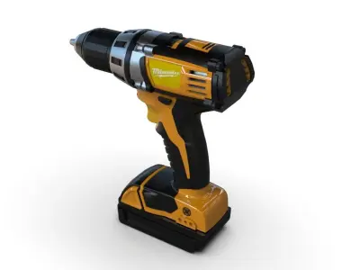 Cordless Drill 3d model 3D model