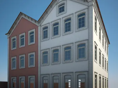 Apartment Building 16 3D model