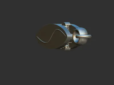 SafetyBuckle fish with hook Free 3D model