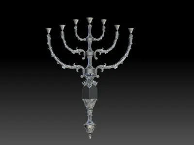 CANDEL HOLDER 3D MODEL FOR 3D PRINTING 3D print model