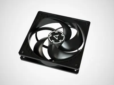 Computer fan 3D model