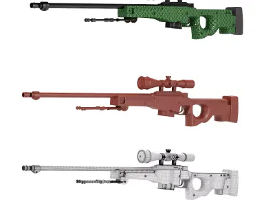 AWP 001 3D model