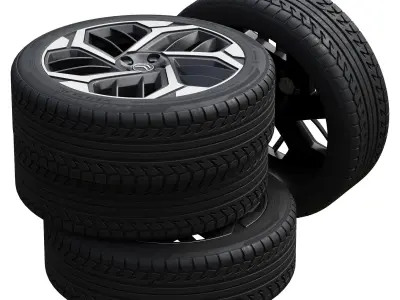Citroen wheels 3D model