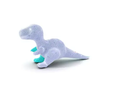 Spotted Teal Dinosaur model pack Low-poly 3D model