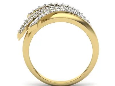 Women ring 3dm Render details 3D print model