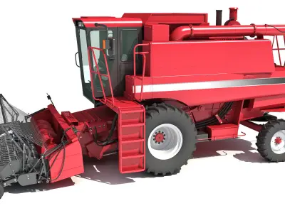 Combine Harvester 3D Models 3D model