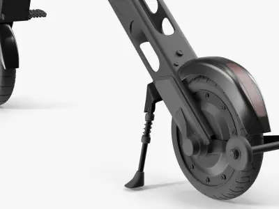  Light Folding Urban E-Bike Black 